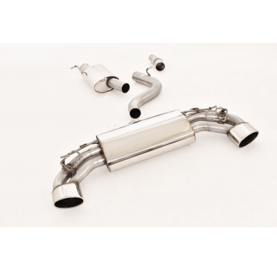 Sistema De Catback De 76 Mm Con Salida De Escape Izquierdo Y Derecho Con Control De Aleta Original Friedrich Audi S3 8v 3-Puerta