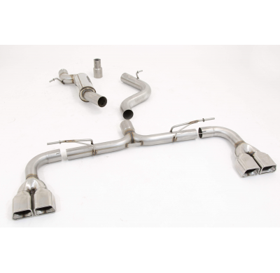 Catback-System De 76 Mm Con Salida De Escape Izquierdo Y Derecho Friedrich Audi A3 8v Sportback Quattro  Desde Año: 2012  2.0l T