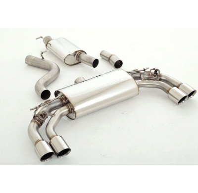 Sistema De Catback De 76 Mm Con Salida De Escape Izquierdo Y Derecho Con Control De Aleta Original Friedrich Audi S3 8v Sportbac