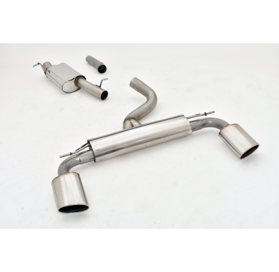 Catback-System De 76 Mm Con Salida De Escape Izquierdo Y Derecho Friedrich Audi A3 8v Sportback Quattro  Desde Año: 2012  1.8l T