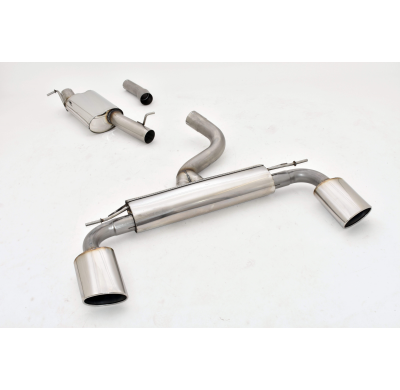 Catback-System De 76 Mm Con Salida De Escape Izquierdo Y Derecho Friedrich Audi A3 8v Sportback Quattro  Desde Año: 2012  1.8l T