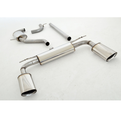 Sistema De Catback De 63,5 Mm Con Salida De Escape Izquierdo Y Derecho Friedrich Audi A3 8v Sedan 2wd  Desde Año: 2013  1.8l Tfs