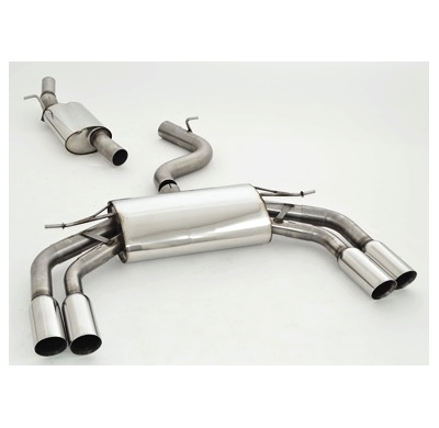 Catback-System De 76 Mm Con Salida De Escape Izquierdo Y Derecho Friedrich Audi S3 8v Sedan Quattro  Año: 10/2013-07/2018  2.0l