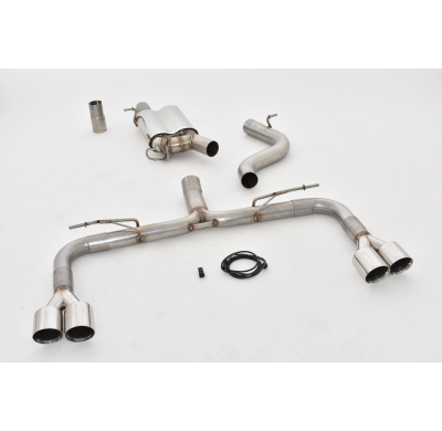 Sistema De Catback De 76 Mm Con Salida De Escape Izquierdo Y Derecho Con Control De Aleta Original Friedrich Audi S3 8v Sedan Qu