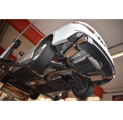 Catback-System De 76 Mm Con Salida De Escape Izquierdo Y Derecho Friedrich Audi A5 B9 (F5/B8) Sportback Quattro  Año: 07/2016-06