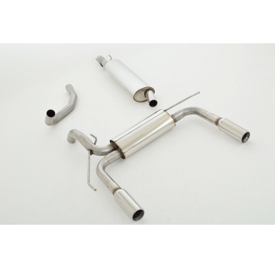 Sistema De Catback De 63,5 Mm Con Salida De Escape Izquierdo Y Derecho Friedrich Opel Adam Rocks  Año: 2014-06/2018  1.0l Turbo