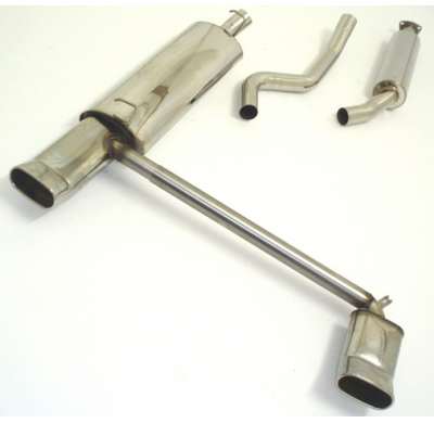 Sistema De Catback De 63,5 Mm Con Salida De Escape Izquierdo Y Derecho Friedrich Opel Vectra a  Año: 88-95 Hatchback  1.6l 52/55