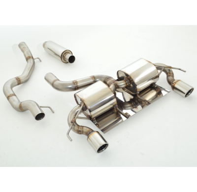 Catback-System De 76 Mm Con Salida De Escape Izquierdo Y Derecho Friedrich Opel Corsa D Opc  Desde Año: 2007  1.6l Turbo 141kw