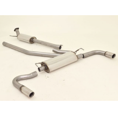 Sistema De Catback De 63,5 Mm Con Salida De Escape Izquierdo Y Derecho Friedrich Opel Mokka 2wd & Awd  Desde Año: 2012  1.4l Tur