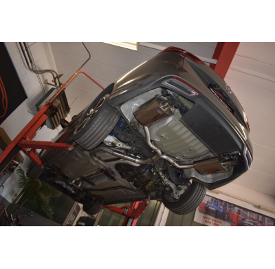 Catback-System De 76 Mm Con Salida De Escape Izquierdo Y Derecho Friedrich Opel Insignia Sports Tourer 2wd  Desde Año: 06/2018-