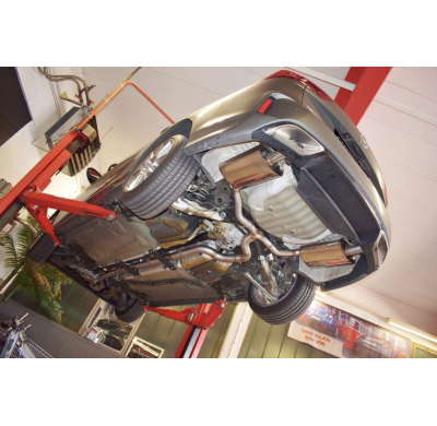 Catback-System De 76 Mm Con Salida De Escape Izquierdo Y Derecho Friedrich Opel Insignia Sports Tourer Gsi Awd  Año: 06/2017-06/