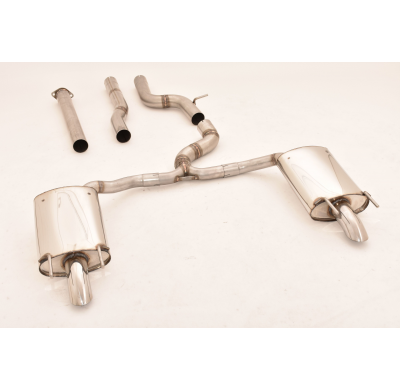 Catback-System De 76 Mm Con Salida De Escape Izquierdo Y Derecho Friedrich Opel Insignia Sports Tourer Awd  Año: 06/2017-06/2018