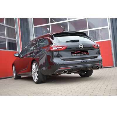 Catback-System De 76 Mm Con Salida De Escape Izquierdo Y Derecho Friedrich Opel Insignia Sports Tourer Awd  Año: 06/2017-06/2018