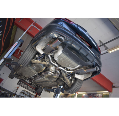 Catback-System De 76 Mm Con Salida De Escape Izquierdo Y Derecho Friedrich Opel Insignia Sports Tourer Awd  Año: 06/2017-06/2018