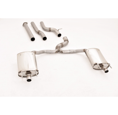 Catback-System De 76 Mm Con Salida De Escape Izquierdo Y Derecho Friedrich Opel Insignia Grand Sport Gsi Awd  Año: 06/2017-06/20