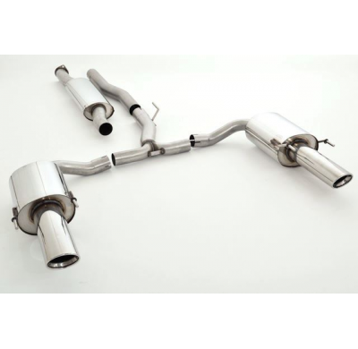 Catback-System De 76 Mm Con Salida De Escape Izquierdo Y Derecho Friedrich Opel Insignia Sports Tourer Awd  Desde Año: 07/2008