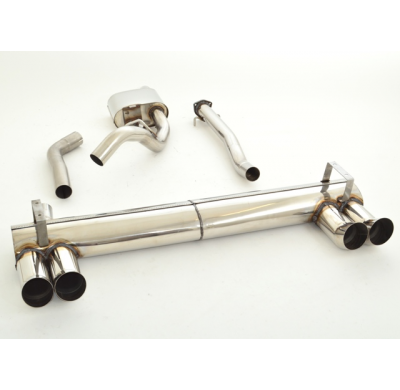 Sistema De Catback De 63,5 Mm Con Salida De Escape Izquierdo Y Derecho Friedrich Opel Calibra  Año: 93-97 (No Automatico)  2.0l