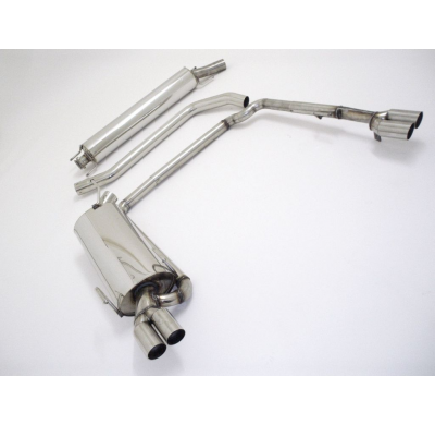 Sistema De Catback De 63,5 Mm Con Salida De Escape Izquierdo Y Derecho Friedrich Opel Vectra B  Año: 95-01/99 Sedan, Hatchback &