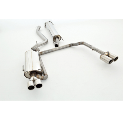 Sistema De Catback De 63,5 Mm Con Salida De Escape Izquierdo Y Derecho Friedrich Opel Vectra B I500  Año: 95-2000 Sedan & Carava