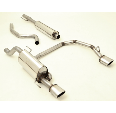 Sistema De Catback De 63,5 Mm Con Salida De Escape Izquierdo Y Derecho Friedrich Opel Corsa D  Desde Año: 2012  1.4l Turbo 88kw