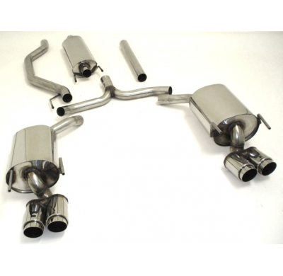 Sistema De Catback De 63,5 Mm Con Salida De Escape Izquierdo Y Derecho Friedrich Opel Vectra C  Desde Año: 2002 Sedan & Hatchbac