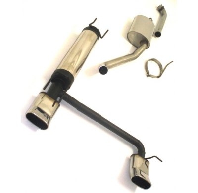 Sistema De Catback De 63,5 Mm Con Salida De Escape Izquierdo Y Derecho Friedrich Opel Omega B  Año: 94-99 Sedan  2.0l 85kw / 2.0