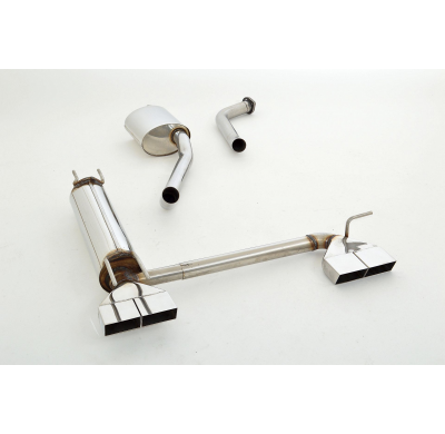 Sistema De Catback De 63,5 Mm Con Salida De Escape Izquierdo Y Derecho Friedrich Opel Omega B  Año: 99-2003 Sedan  2.0l Dti 16v