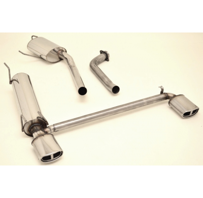 Sistema De Catback De 63,5 Mm Con Salida De Escape Izquierdo Y Derecho Friedrich Opel Omega B  Año: 94-99 Caravan  2.0l Dti 16v