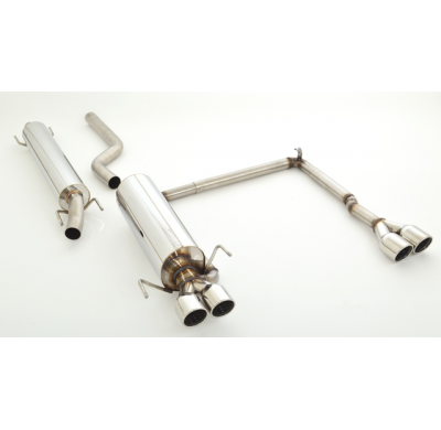 Sistema De Catback De 63,5 Mm Con Salida De Escape Izquierdo Y Derecho Friedrich Opel Astra G  Año: 98-2004 Cc/Hatchback  1.2l 1