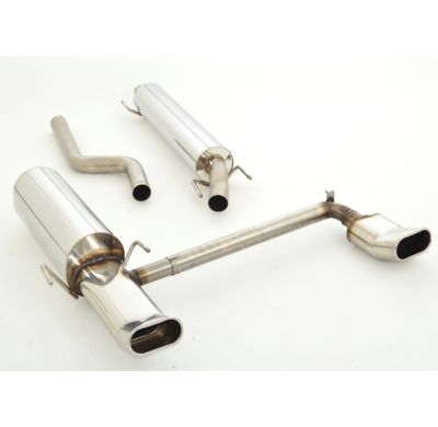 Sistema De Catback De 63,5 Mm Con Salida De Escape Izquierdo Y Derecho Friedrich Opel Astra G Coupe  Año: 2000-2004   Cabrio  Añ