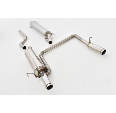 Sistema De Catback De 63,5 Mm Con Salida De Escape Izquierdo Y Derecho Friedrich Opel Astra G  Año: 98-2004 Caravan  1.6l 55/62k