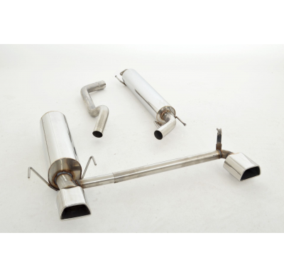 Sistema De Catback De 63,5 Mm Con Salida De Escape Izquierdo Y Derecho Friedrich Opel Zafira a  Año: 98-2005  2.0l 16v Turbo Opc