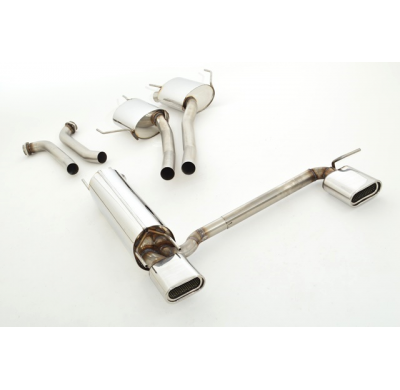 Sistema De Catback De 63,5 Mm Con Salida De Escape Izquierdo Y Derecho Friedrich Opel Omega B  Año: 09/99-2003 Sedan  2.5l V6 12