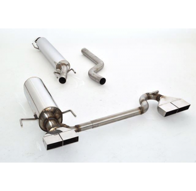 Sistema De Catback De 63,5 Mm Con Salida De Escape Izquierdo Y Derecho Friedrich Opel Astra H Gtc  Desde Año: 2005  1.6l Turbo 1