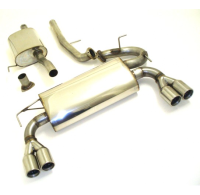 Sistema De Catback De 63,5 Mm Con Salida De Escape Izquierdo Y Derecho Friedrich Opel Antara  Año: 02/2006-09/2010  3.2l V6 167k