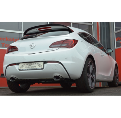 Sistema De Catback De 63,5 Mm Con Salida De Escape Izquierdo Y Derecho Friedrich Opel Astra J Gtc 3 Puertas  Desde Año: 2011  1.