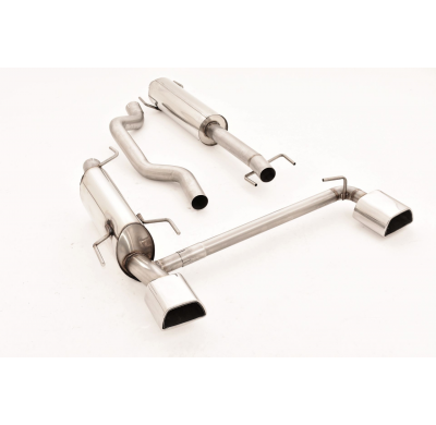 Sistema De Catback De 63,5 Mm Con Salida De Escape Izquierdo Y Derecho Friedrich Opel Meriva a Opc  Año: 2005-2010  1.6l 16v Tur