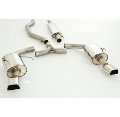 Catback-System De 76 Mm Con Salida De Escape Izquierdo Y Derecho Friedrich Opel Vectra C  Desde Año: 2005 Caravan Opc  2.8l V6 T