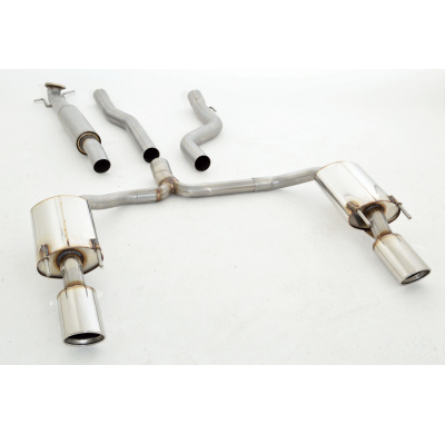 Catback-System De 76 Mm Con Salida De Escape Izquierdo Y Derecho Friedrich Opel Astra K Sports Tourer  Año: 10/2015-06/2018  1.6