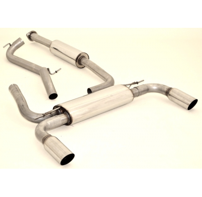 Sistema De Catback De 63,5 Mm Con Salida De Escape Izquierdo Y Derecho Friedrich Ford Focus Iii Sedan 4-Puertas Dyb  Desde Año: