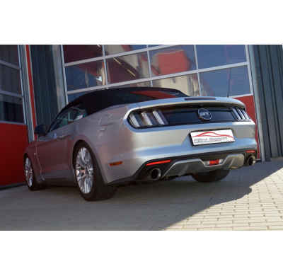 Sistema De Catback De 76 Mm Con Salida De Escape Izquierdo Y Derecho Con Control De Solapa Friedrich Ford Mustang Vi Cabrio  Des