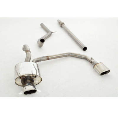 Sistema De Catback De 63,5 Mm Con Salida De Escape Izquierdo Y Derecho Friedrich Ford Ka  Desde Año: 2009  1.2l 51kw / 1.3l Tdci