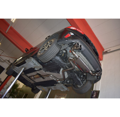 Sistema De Catback De 63,5 Mm Con Salida De Escape Izquierdo Y Derecho Friedrich Ford Focus Iv 5-Puertas Deh  Desde Año: 09/2018