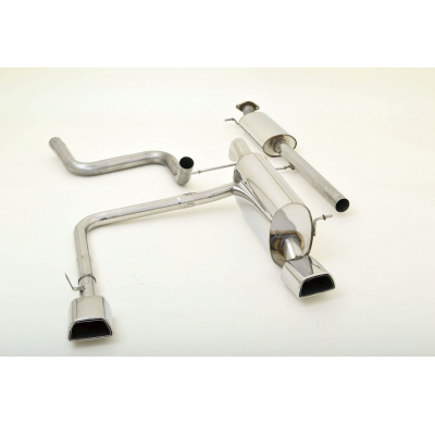 Sistema De Catback De 63,5 Mm Con Salida De Escape Izquierdo Y Derecho Friedrich Ford Fiesta Ja8 Facelift  Desde Año: 01/2013  1