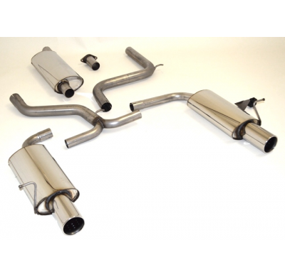 Sistema De Catback De 63,5 Mm Con Salida De Escape Izquierdo Y Derecho Friedrich Ford Mondeo (B4y/B5y)  Año: 2000-03/2007 Sedan