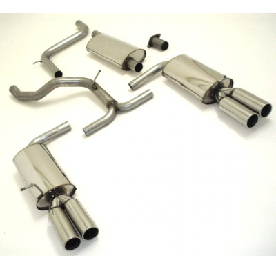 Sistema De Catback De 63,5 Mm Con Salida De Escape Izquierdo Y Derecho Friedrich Ford Mondeo (Bwy)  Año: 2000-03/2007 Turnier  1