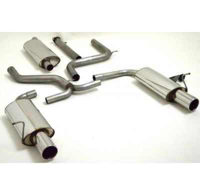 Sistema De Catback De 63,5 Mm Con Salida De Escape Izquierdo Y Derecho Friedrich Ford Mondeo (B4y/B5y)  Año: 2000-03/2007 Sedan