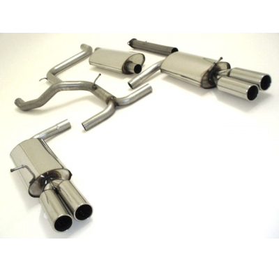 Sistema De Catback De 63,5 Mm Con Salida De Escape Izquierdo Y Derecho Friedrich Ford Mondeo (Bwy)  Año: 2000-03/2007 Turnier  2