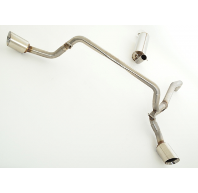 Sistema De Catback De Tubo Lateral De 63,5 Mm Con Salida De Escape Izquierdo Y Derecho Friedrich Ford Ranger 2ab (Tambien Para C