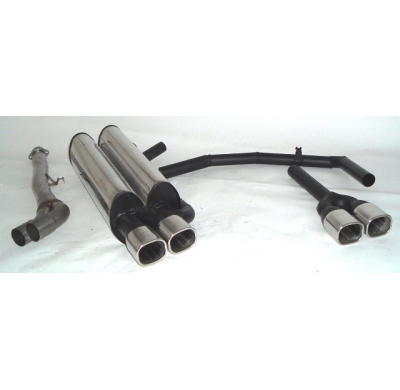 Sistema De Catback De 63,5 Mm Con Salida De Escape Izquierdo Y Derecho Friedrich Bmw 3er E36  Año: 90-98 Sedan, Coupe, Touring &